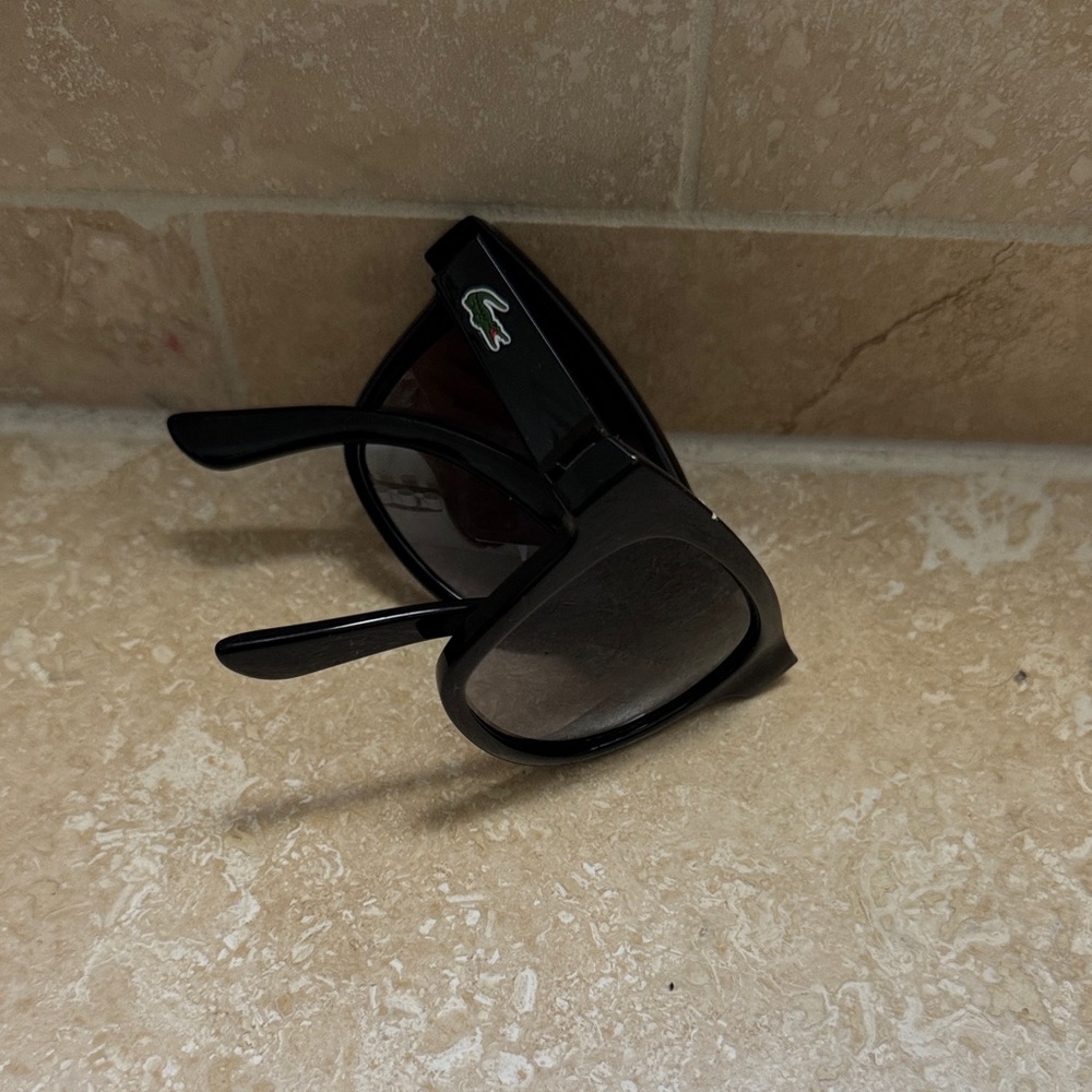 Lacoste Classic Black Sunglasses for Men